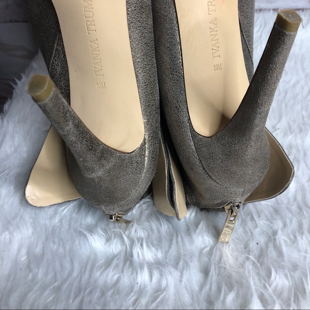 Invanka Trump it Derri leather ankle boot size 10M - Picture 10 of 12